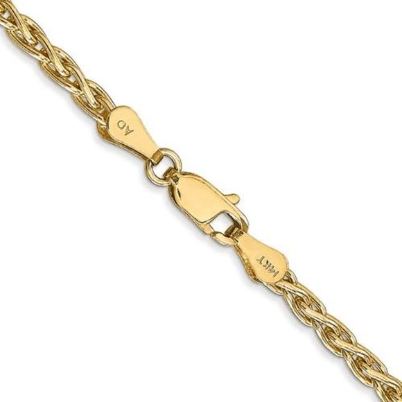 14k Gold Parisian Wheat Chain - Picture 2 of 5